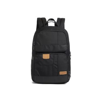 COWBONE Polyester Laptop Bag Medium Size Unisex Cool Black
