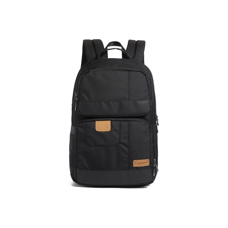 COWBONE Polyester Laptop Bag Medium Size Unisex Cool Black-0