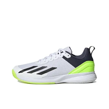 Courtflash Speed Adidas 'White Black Lucid Lemon'