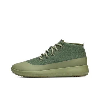 Allbirds Wool Runner Up Mizzle Plus Cushioning Mid-Top Sports Casual Shoes Men's Forest Green