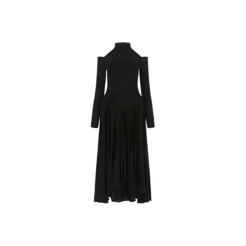 KHAITE Long-Sleeved Dresses Women's Black