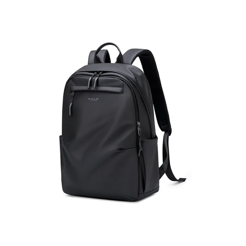 GOLF Textile, Synthetic Leather Backpack Large Size Men's Black-0