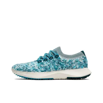Allbirds Wool Dasher Cushioning Low-Top Running Shoes Men's Blue Tie-Dye