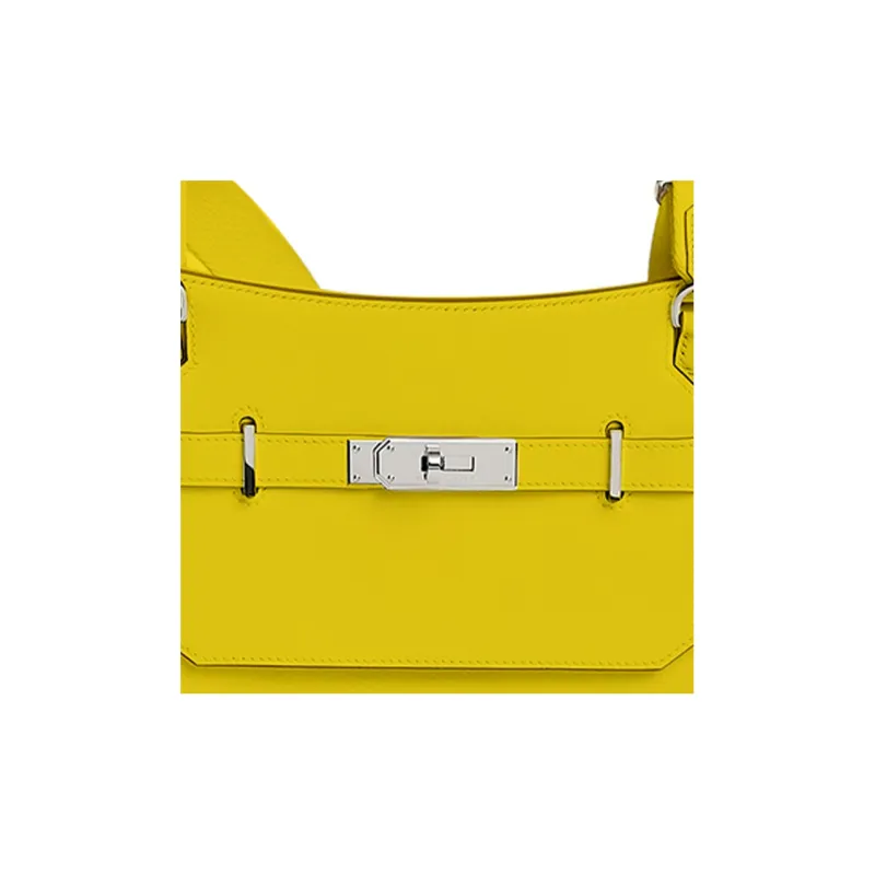 HERMES Jypsiere Swift Calfskin Shoulder Bag, Crossbody Bag Mini Women's Naples Yellow-3