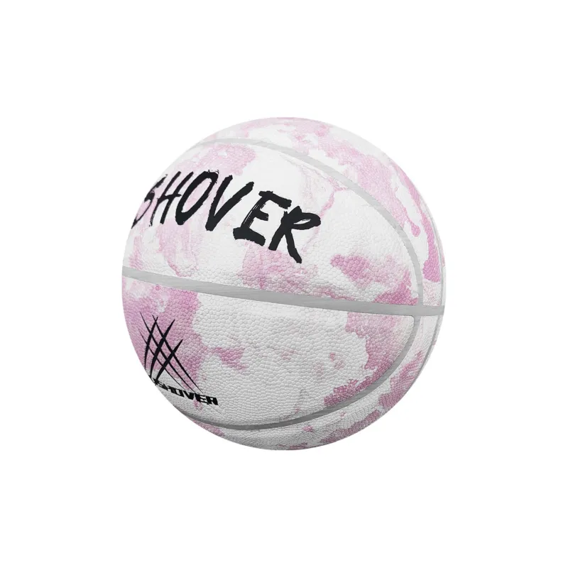 PUSHOVER PU Basketball Pink Size 7 Training Unisex-1