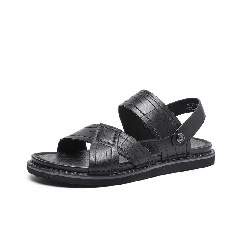 TRUMPPIPE Stylish Sandals Men's Black-1