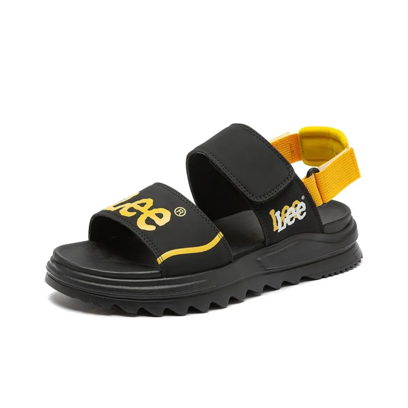 Lee Beach Sandals Men Yellow-1