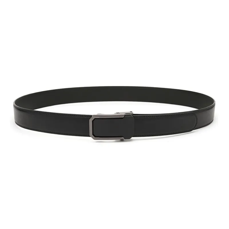 FREE RABBITⅡ Business Belt Matte Automatic Buckle Cow Leather Leather Belts Men's Width  3.5cm-5