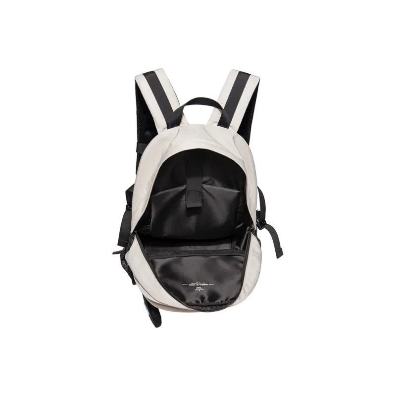 WINNER Polyester Backpack Large Size Unisex Ecru/Light Gray/Light Blue-11
