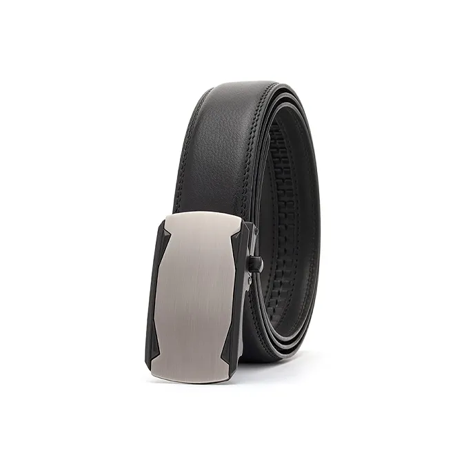FREE RABBITⅡ Young And Middle Aged Belt Business Automatic Buckle Cow Leather Leather Belts Men's Width  3.5cm-3