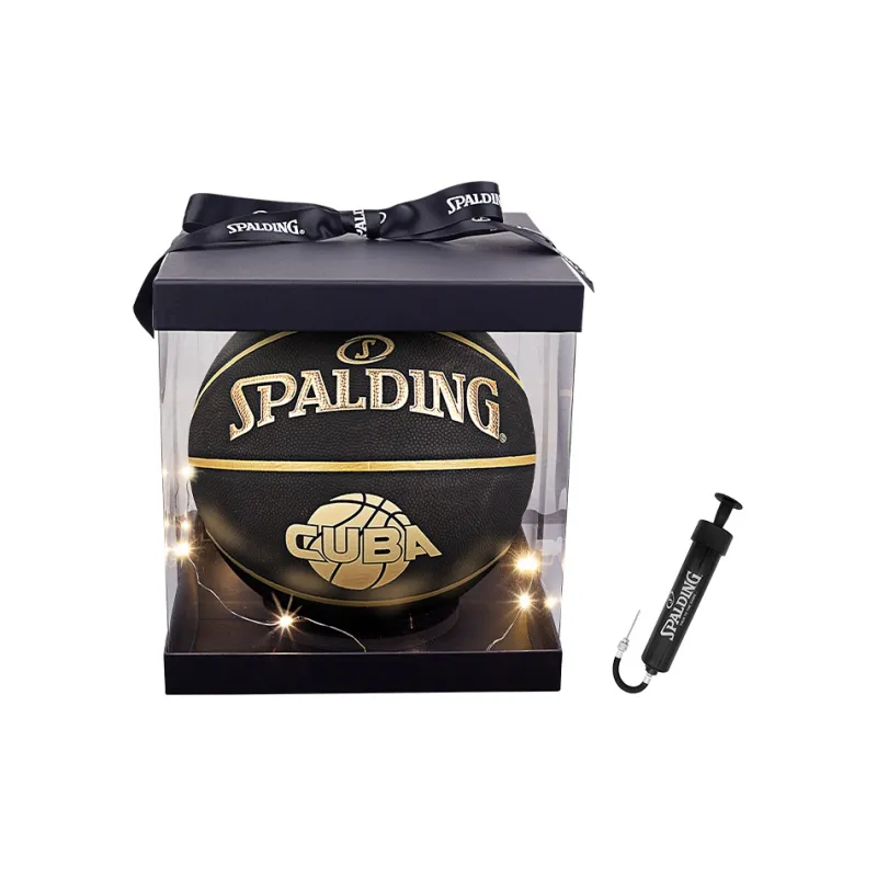 SPALDING CUBA League Series PU Basketball Black Size 7 Training Unisex-4