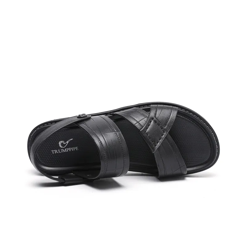 TRUMPPIPE Stylish Sandals Men's Black-2