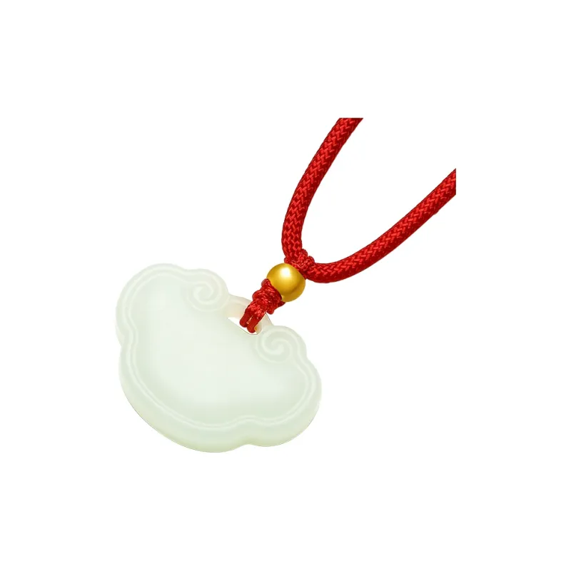 ZHOU LIU FU Hetian Jade Pendants Green Jade Unisex-6