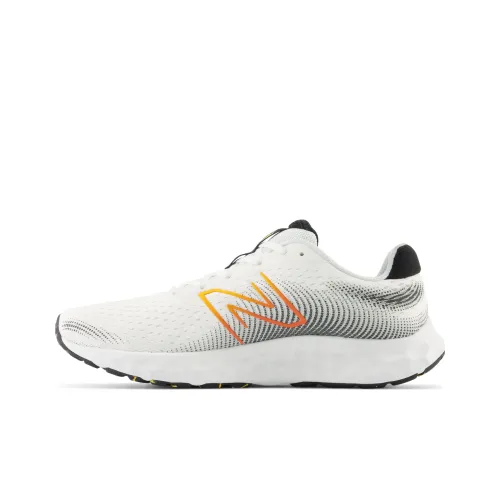 New Balance NB 520 V8 Cushioning Anti-Slip And Wear-Resistant Low-Top Running Shoes Men's White Yellow