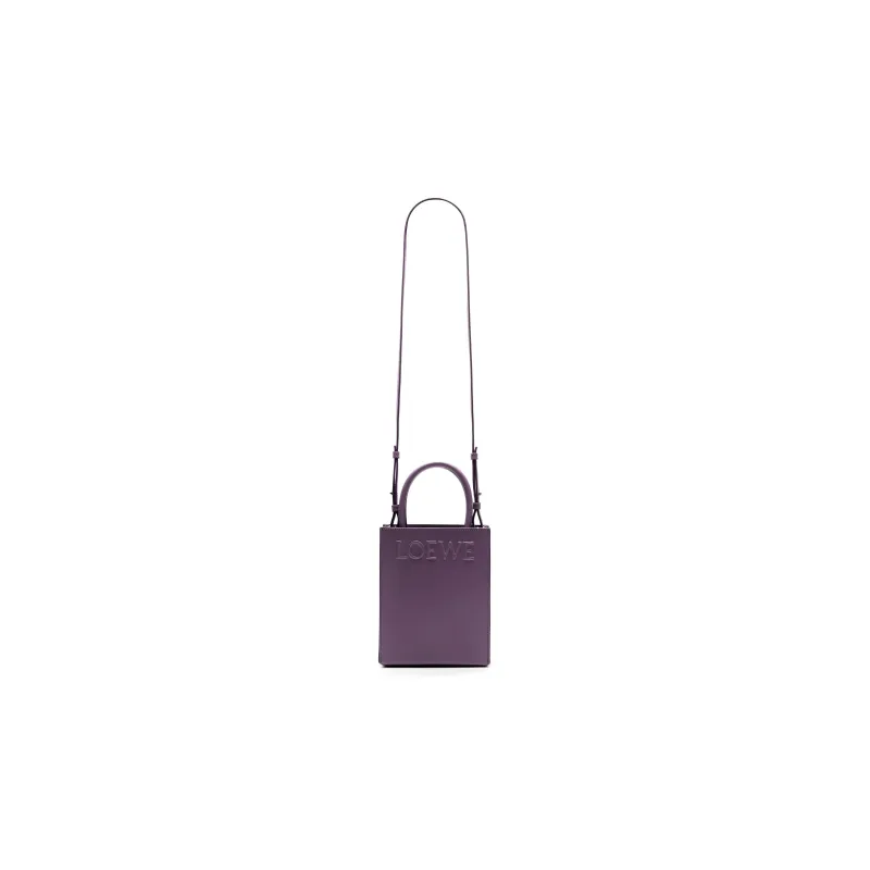 LOEWE Calfskin Tote Bag, Shopping Bag, Shoulder Bag, Crossbody Bag, Handbag Women's Purple-1
