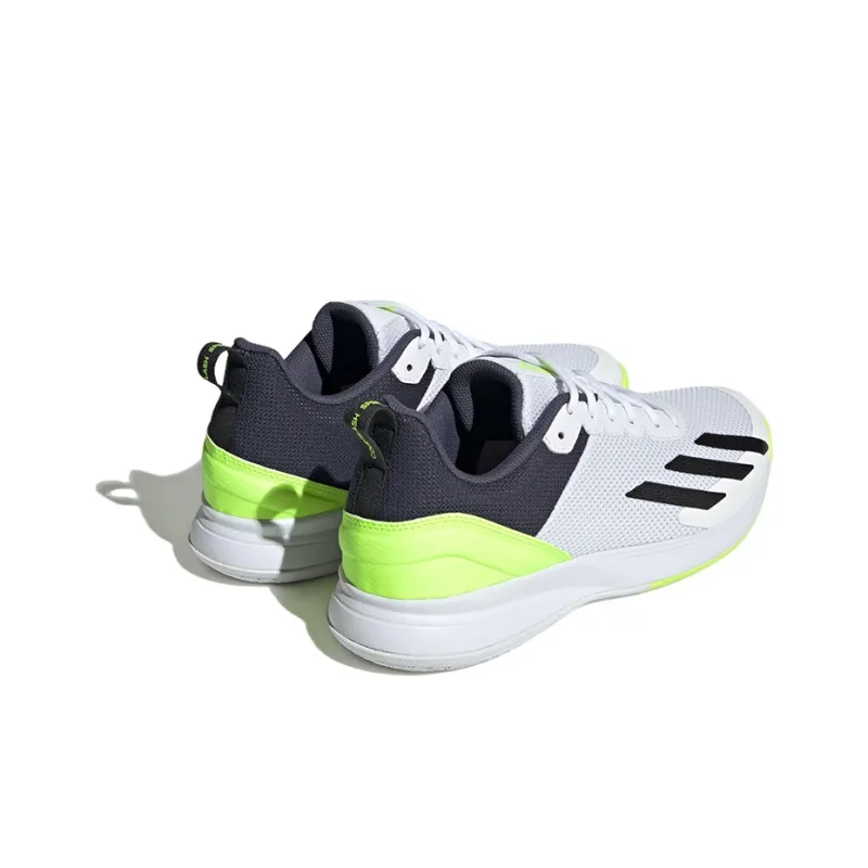 Adidas Courtflash Speed Tennis Shoes 'White Lucid Lemon'-3