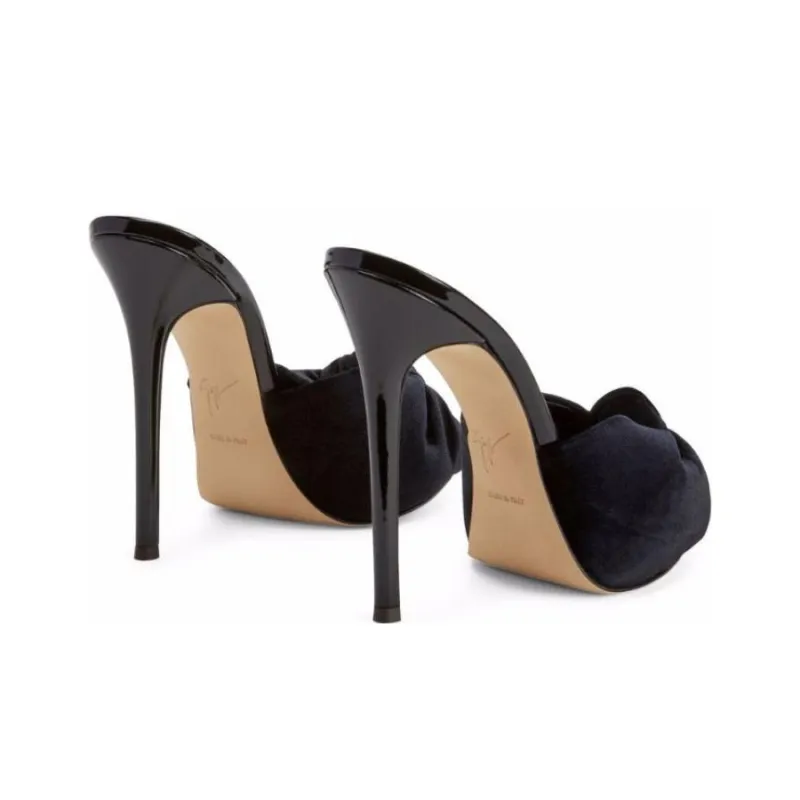 Giuseppe Zanotti Bridget Velvet Sandals Women's-3