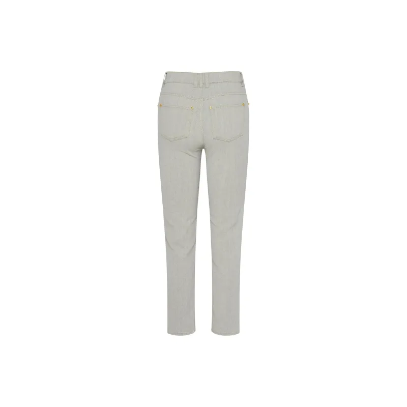 BALMAIN Jeans Women's Light Gray-1