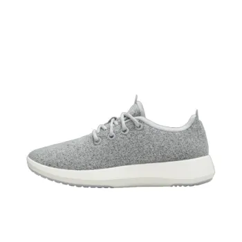 Allbirds Wool Runner Mizzle Slip-Resistant Low-Top Sports Casual Shoes Women's Light Gray