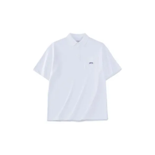 ANTA Life Collection Polo Shirts Men Snowflake White