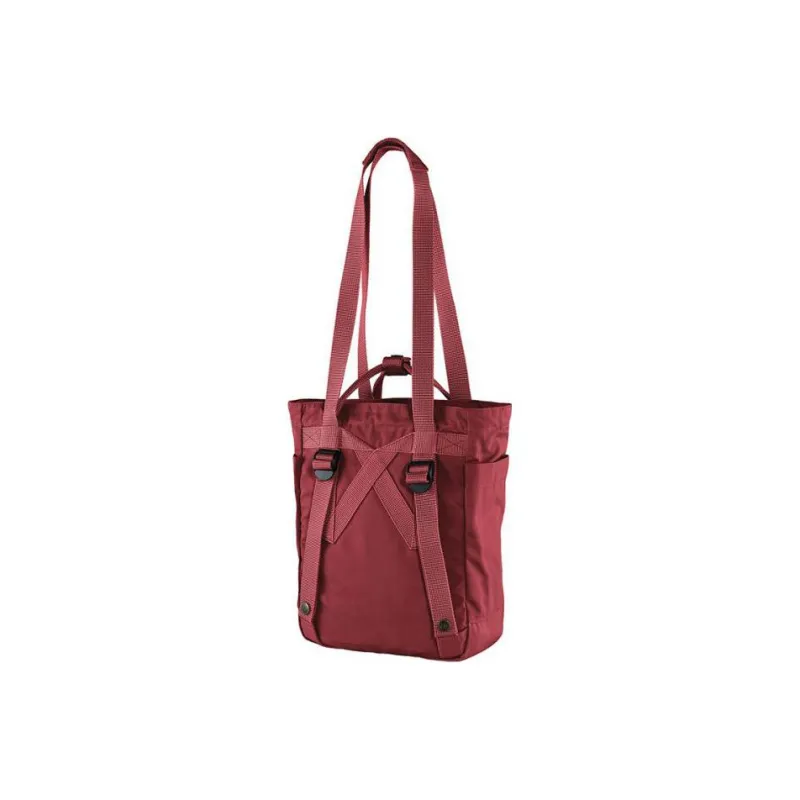 Fjallraven Polyester Blended Cotton Tote Bag Shopping Bag Handbag Shoulder Bag Crossbody Bag Backpack Mini Unisex Red-4