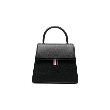 THOM BROWNE· Calfskin Shoulder Bag, Crossbody Bag, Handbag Women's Black