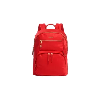 TUMI Voyageur Nylon Backpack Large Size Women's Red