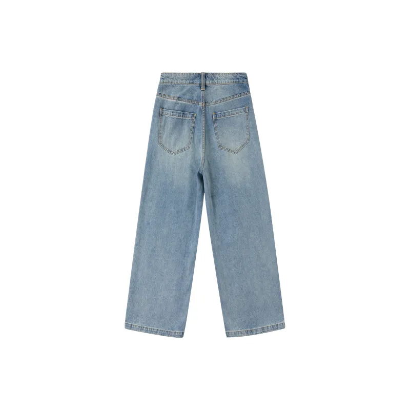 BETWEENAND Jeans Women's Graffiti Blue-1