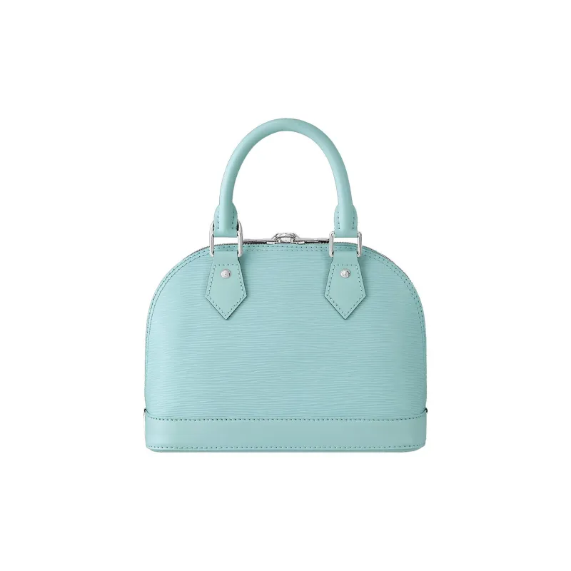 LOUIS VUITTON Alma Epi Leather Shoulder Bag Crossbody Bag Handbags Small Size Women's Light Blue-3