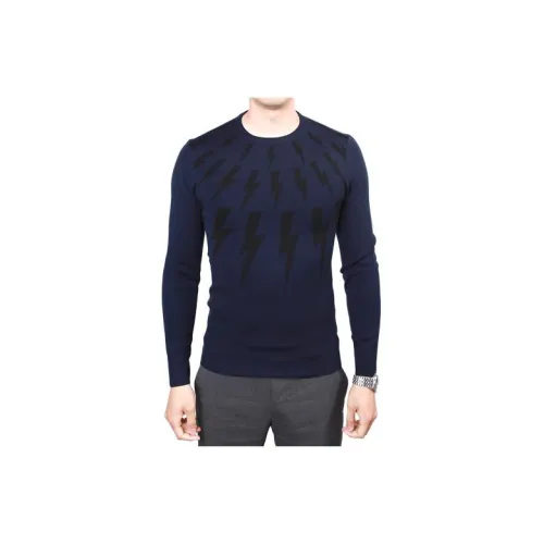 Neil Barrett Sweaters Men Marine Blue