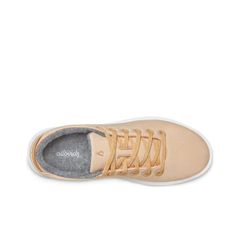 Allbirds Wool Piper Woven Warm Low-Top Skateboard Shoes Men's Light Peach Orange-2