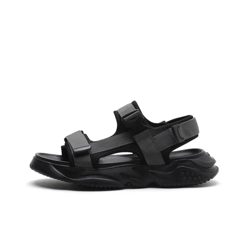 ELLE HOMME Stylish Sandals Men's Black-0