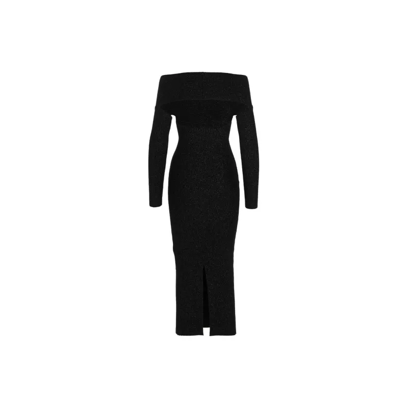 KHAITE Long Sleeved Dresses Women's Black-1