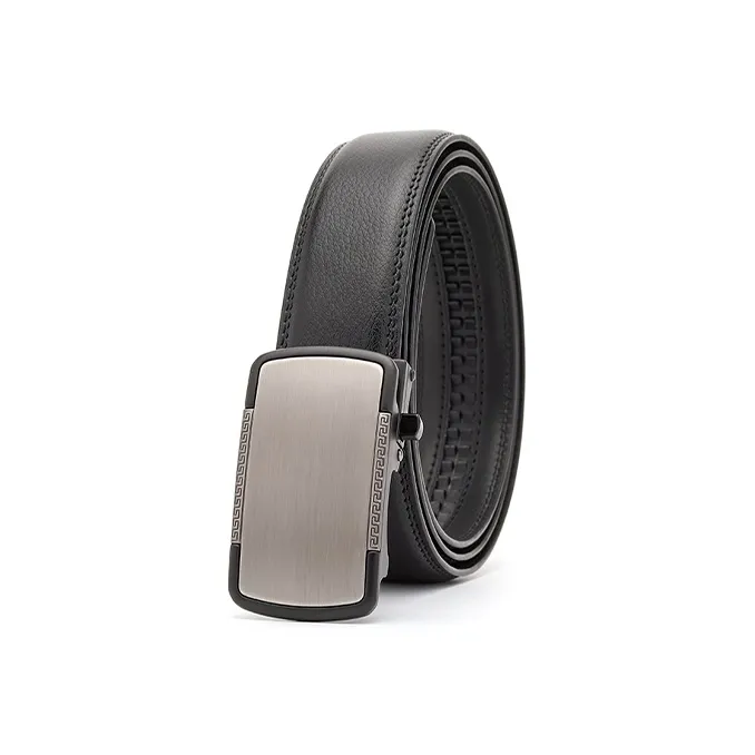 FREE RABBITⅡ Business Belt Trimming Automatic Buckle Cow Leather Leather Belts Men's Width  3.5cm-14