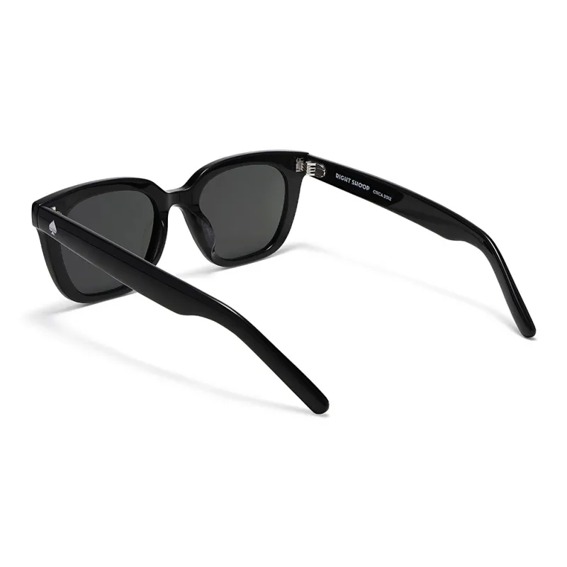 RIGHT SHOOP Plate Frame Square Sunglasses Unisex-13