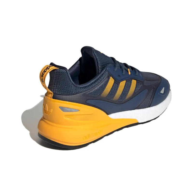 Adidas Zx 2K Boost 2.0 Crew Blue Semi Solar Gold-3
