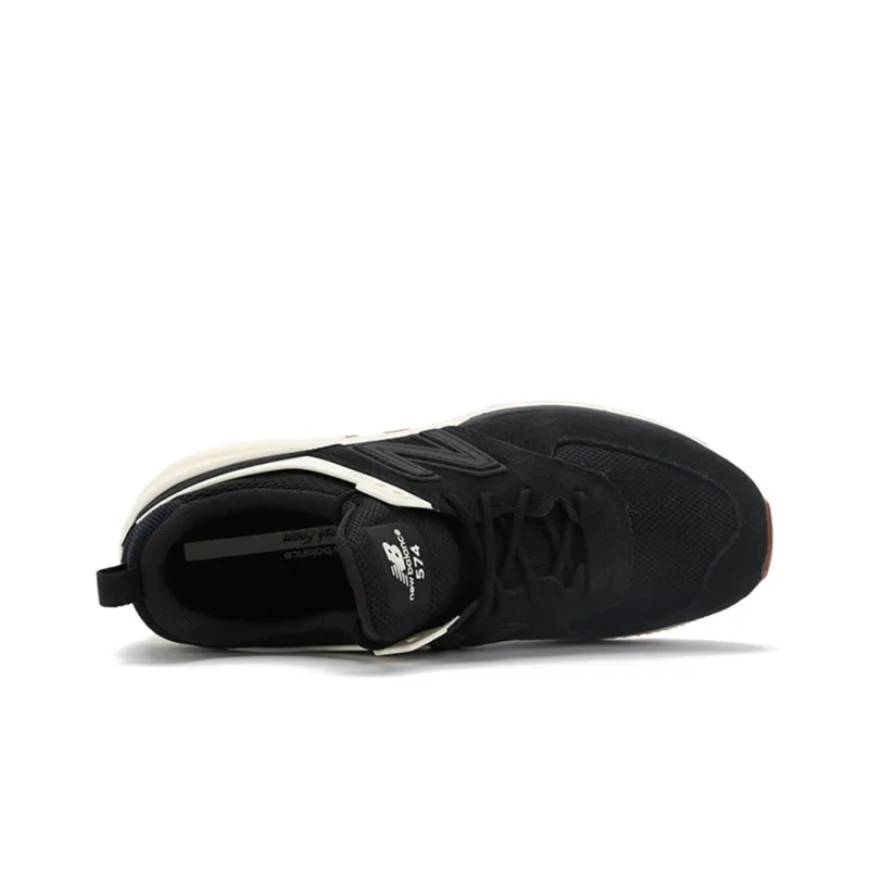 New Balance 574 'Black White Brown' Women's-2