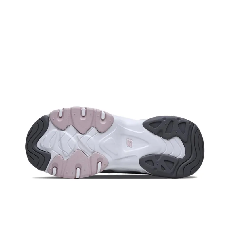 Skechers D'Lites 3.0 Low top Running Shoes White/Pink/Gray Women's-3