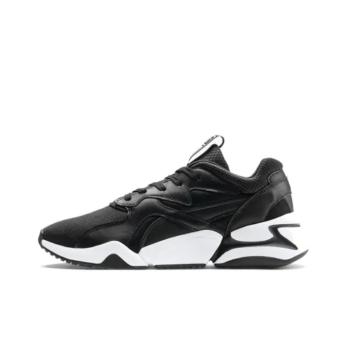 PUMA Nova Casual Shoes Women's Low-Top Black/White