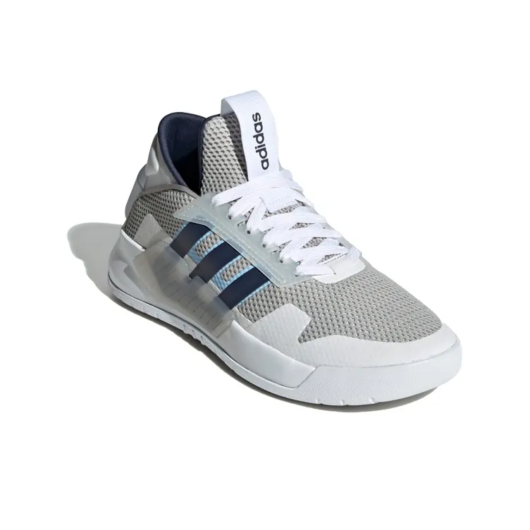 Adidas Neo Bball 90s Grey/White/Blue Women's-2