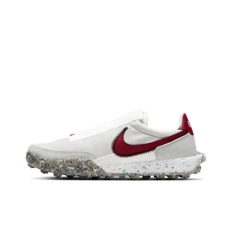 Nike Waffle Racer Crater Summit White Team Red Women's-0