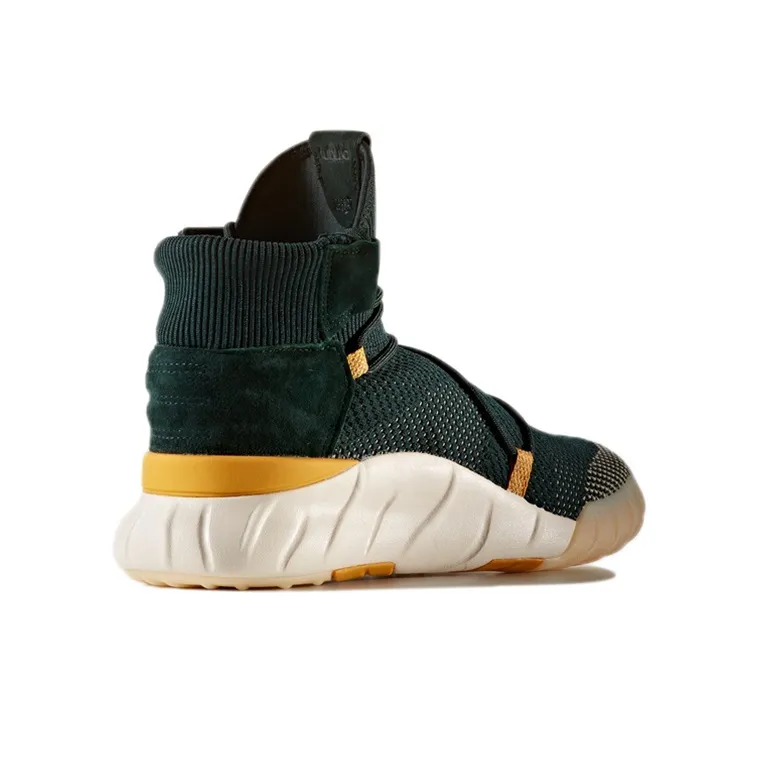 Adidas Originals Tubular X 2.0 Pk Wear Resistant High Top Casual Shoes Unisex Midnight Green-3