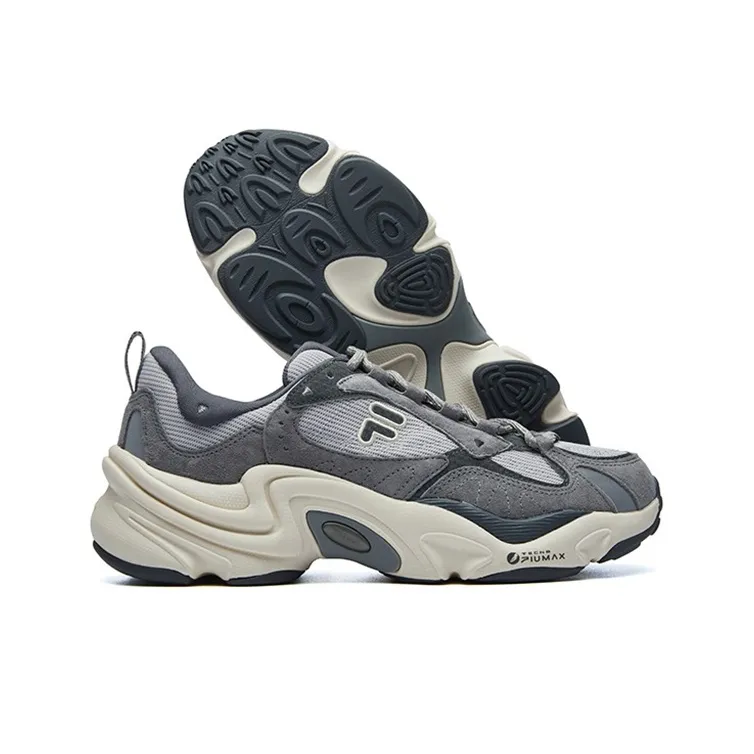 FILA FUSION HERITAGE RUNNING Casual Shoes Men Low Top Gray-4