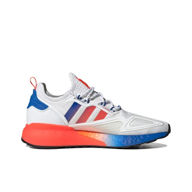 Adidas Zx 2K Boost White Solar Red Blue-1