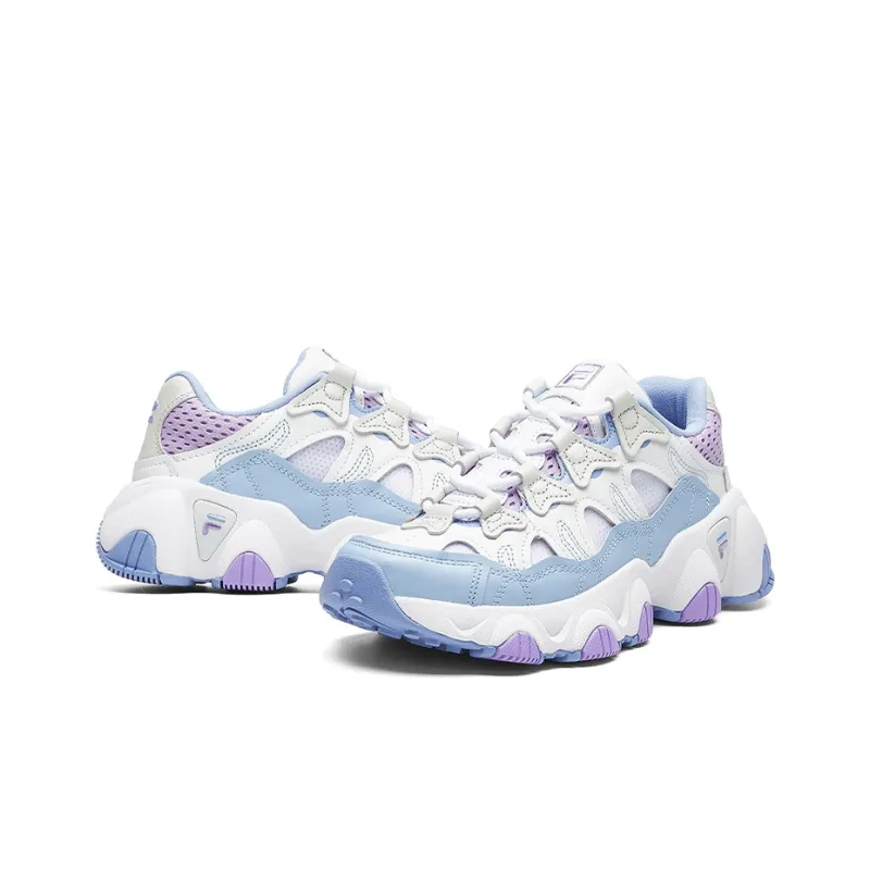 FILA FUSION Jagger Casual Shoes Women's Low Top Group White/Lavender-3