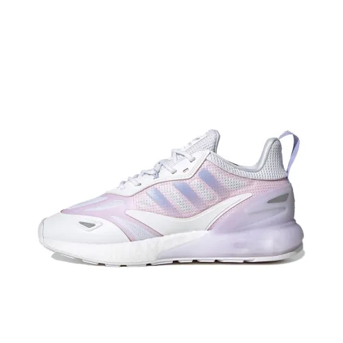 Adidas Originals ZX 2K BOOST 2.0 Casual Shoes Women's Low-Top White/Purple