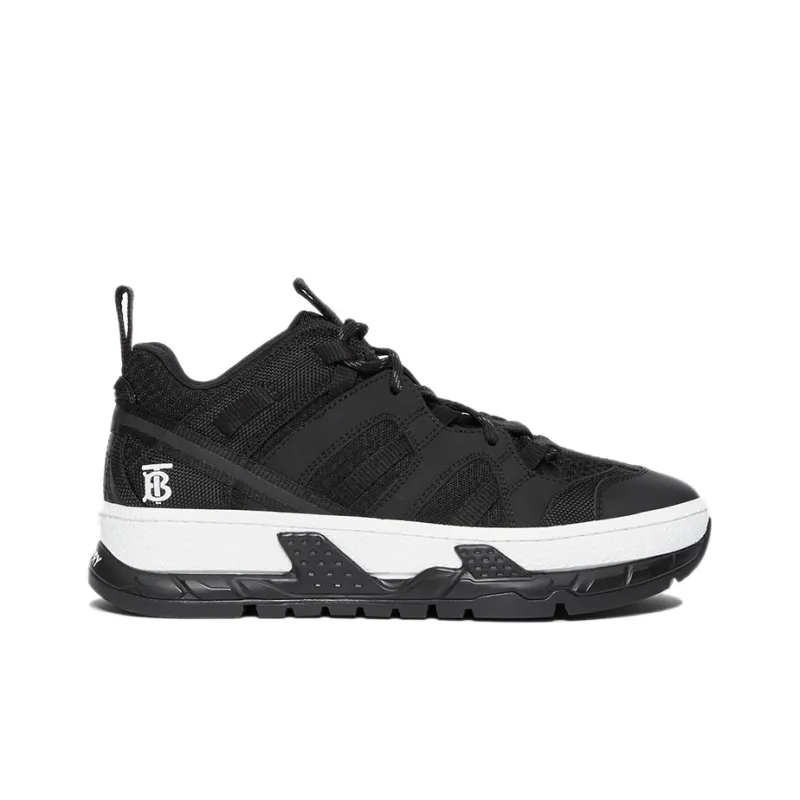 Burberry Slip-Resistant Low-Top Casual Shoes Women's Black White-1