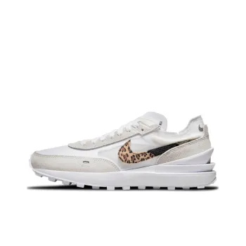 Nike Waffle One White Leopard Women's