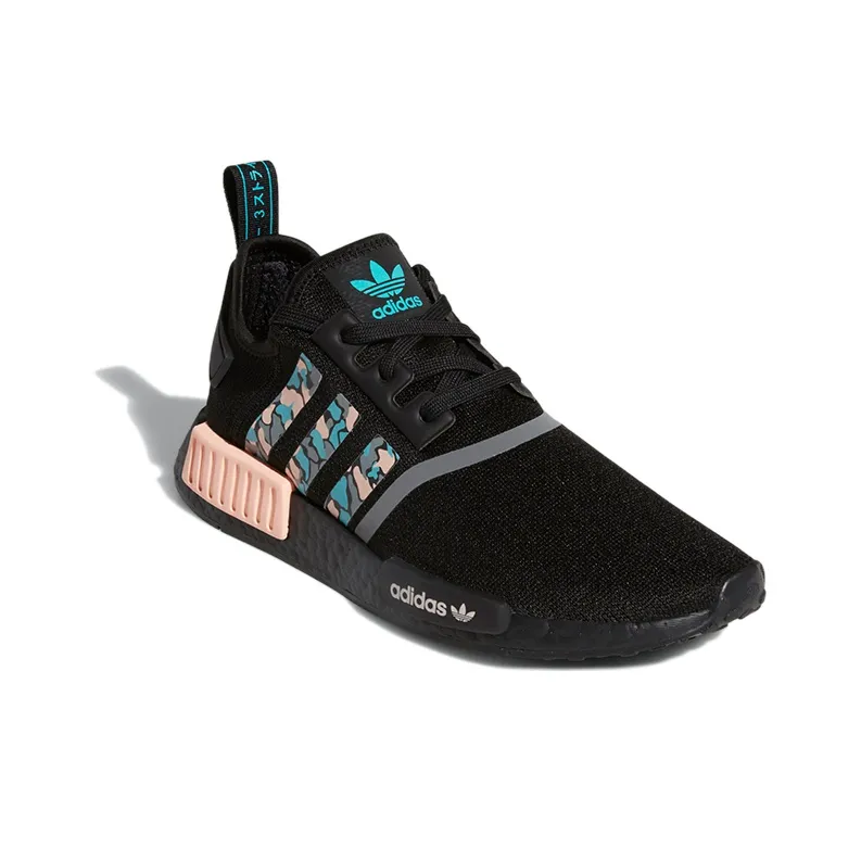 Adidas Nmd R1 Stlt Primeknit Aqua Pink Camo-2