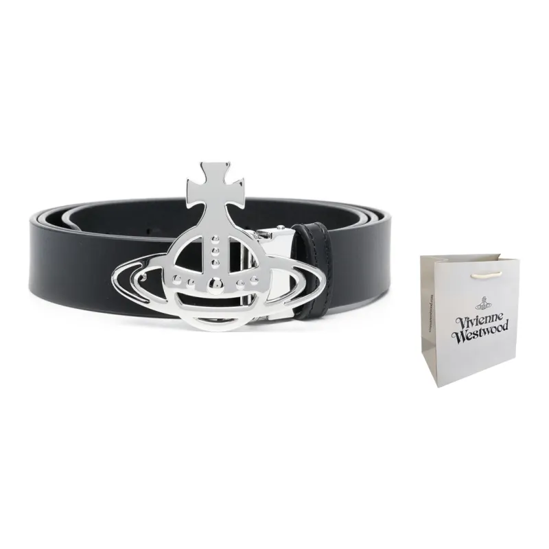 Vivienne Westwood Orb Leather Belt-1
